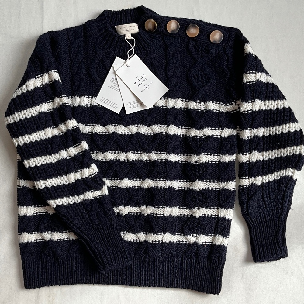 New! Sezane James Jumper, small, NWT - Picture 6 of 10